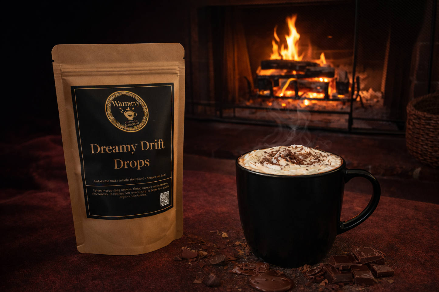 DreamyDriftDropsbytheFireplace