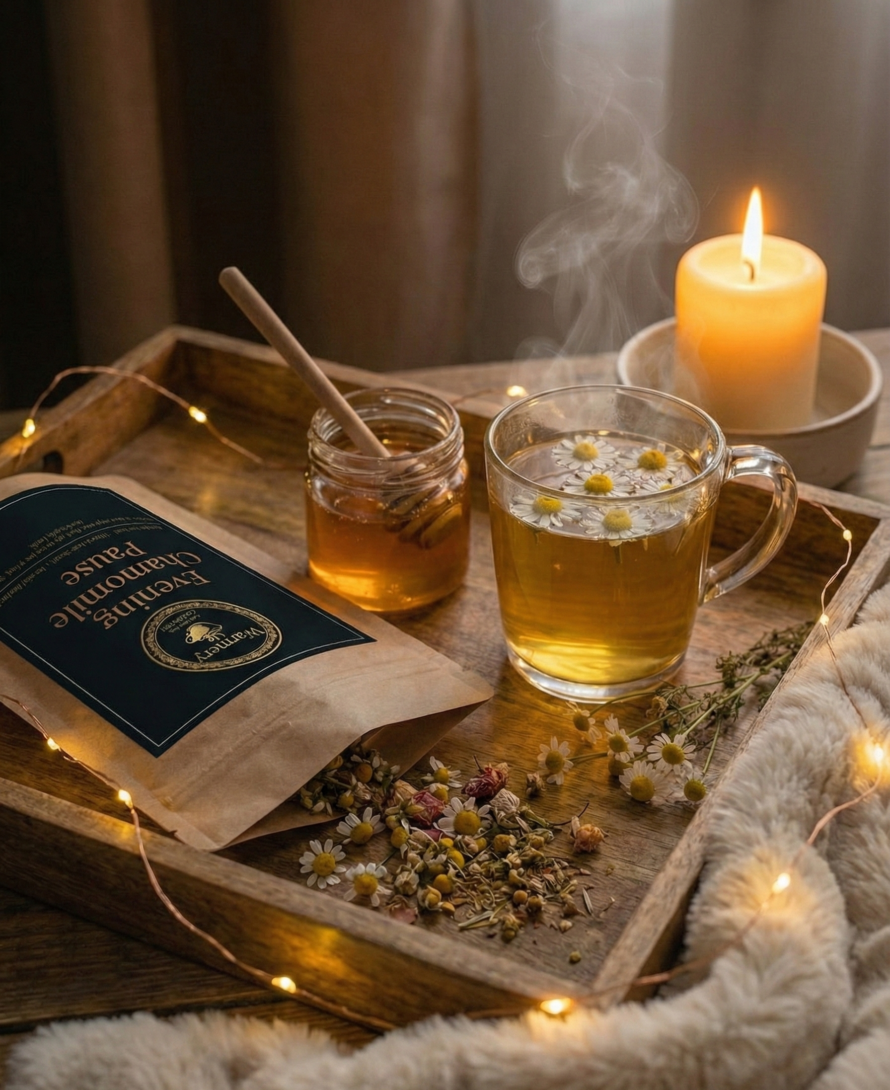 Evening Chamomile Pause Tea Warmery